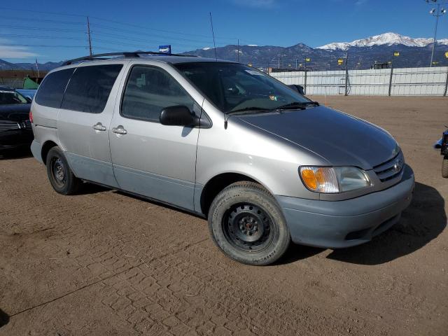 4T3ZF19C73U542365 - 2003 TOYOTA SIENNA CE SILVER photo 4