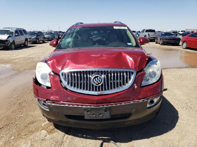 5GAKRCED1BJ279176 - 2011 BUICK ENCLAVE CXL RED photo 5