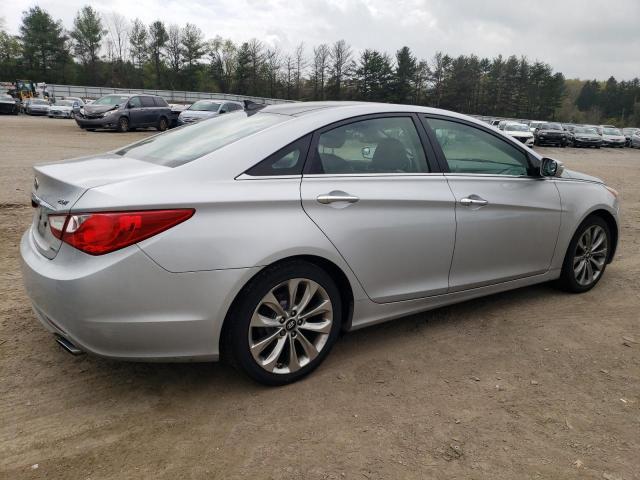 5NPEC4ABXCH356855 - 2012 HYUNDAI SONATA SE SILVER photo 3