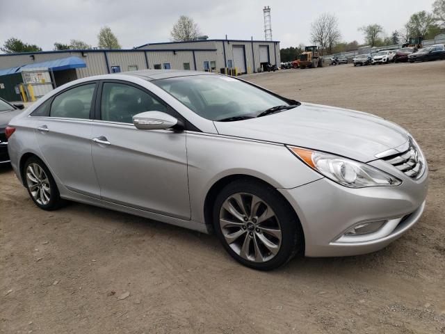 5NPEC4ABXCH356855 - 2012 HYUNDAI SONATA SE SILVER photo 4