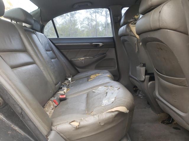 1HGFA16948L006916 - 2008 HONDA CIVIC EXL BLACK photo 10