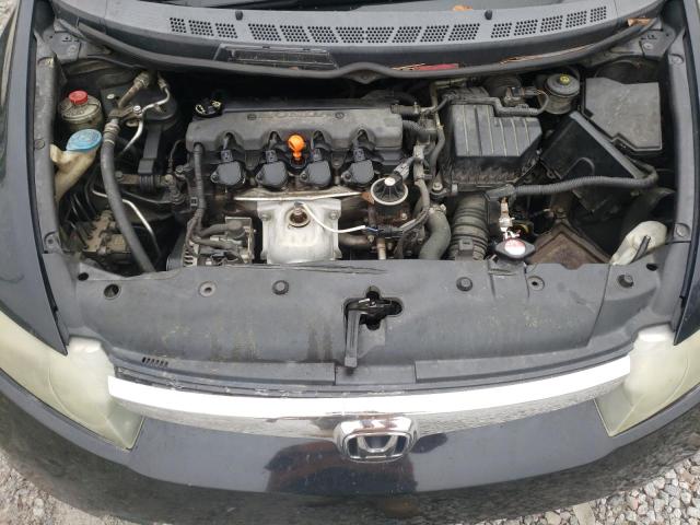 1HGFA16948L006916 - 2008 HONDA CIVIC EXL BLACK photo 11
