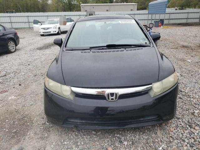 1HGFA16948L006916 - 2008 HONDA CIVIC EXL BLACK photo 5