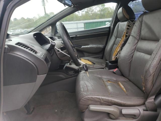 1HGFA16948L006916 - 2008 HONDA CIVIC EXL BLACK photo 7