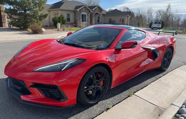 1G1Y82D48L5109908 - 2020 CHEVROLET CORVETTE STINGRAY 3LT RED photo 2