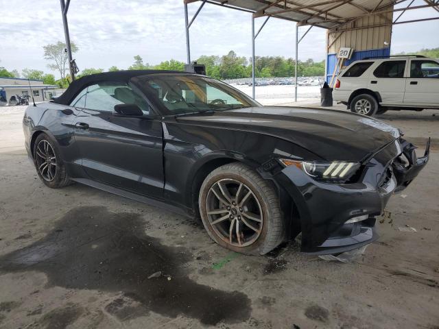 1FATP8UH9H5307940 - 2017 FORD MUSTANG BLACK photo 4