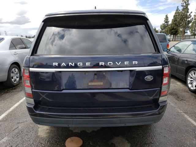 SALGR2PF7GA316101 - 2016 LAND ROVER RANGE ROVE BLUE photo 6