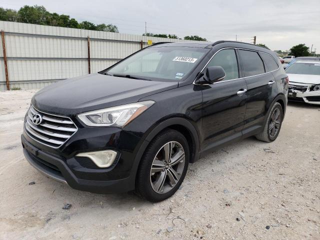 KM8SR4HF3DU008618 - 2013 HYUNDAI SANTA FE LIMITED BLACK photo 1