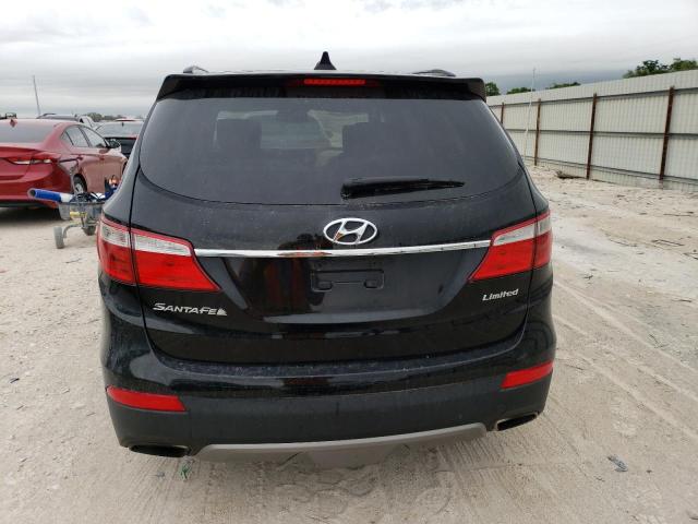 KM8SR4HF3DU008618 - 2013 HYUNDAI SANTA FE LIMITED BLACK photo 6