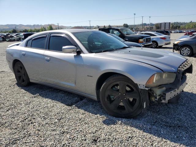 2C3CDXCT5DH696120 - 2013 DODGE CHARGER R/T GRAY photo 4