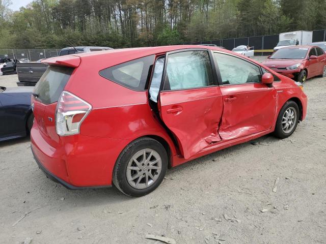 JTDZN3EU6HJ062983 - 2017 TOYOTA PRIUS V RED photo 3