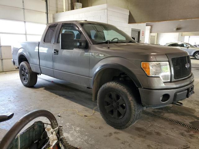 1FTFX1EF5DFB05564 - 2013 FORD F150 SUPER CAB GRAY photo 4