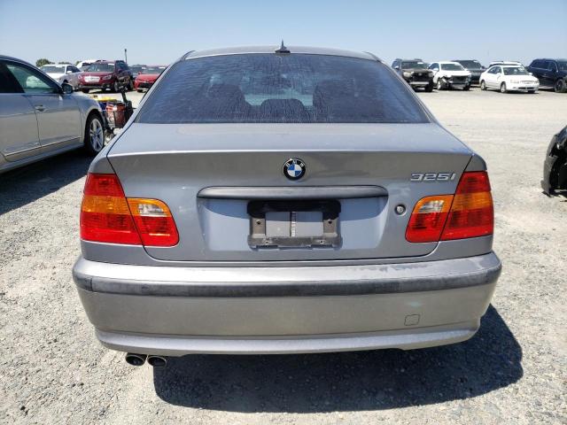 WBAAZ33465KW75810 - 2005 BMW 325 IS SULEV GRAY photo 6