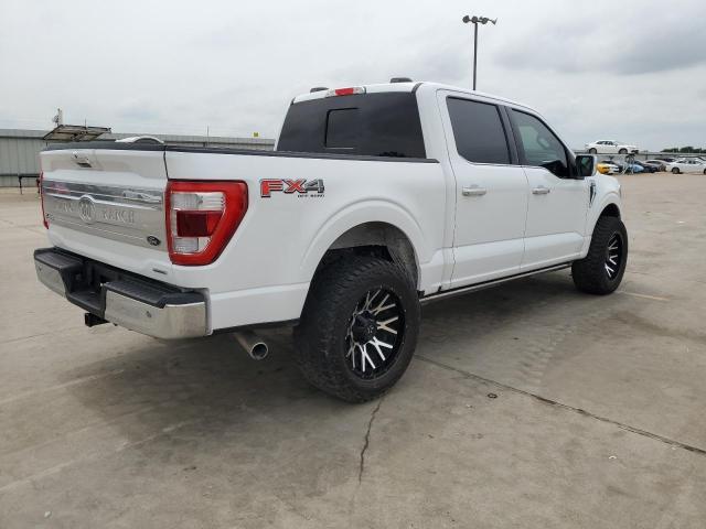 1FTFW1E84NFC02440 - 2022 FORD F150 SUPERCREW WHITE photo 3