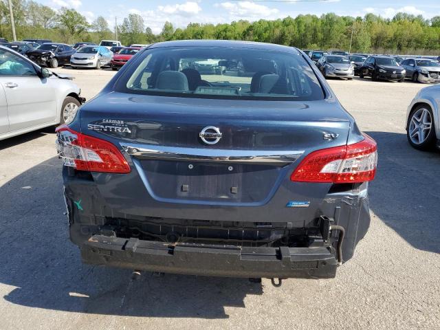 1N4AB7AP8DN903661 - 2013 NISSAN SENTRA S BLUE photo 6