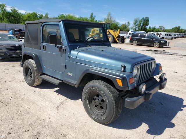 1J4FY19S0XP441698 - 1999 JEEP WRANGLER / SPORT BLUE photo 4