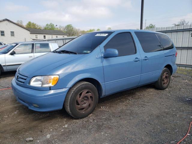 4T3ZF13C31U407776 - 2001 TOYOTA SIENNA LE BLUE photo 1