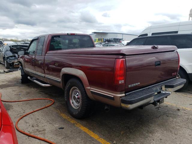 1GTGK29J6WE528864 - 1998 GMC SIERRA K2500 BURGUNDY photo 2