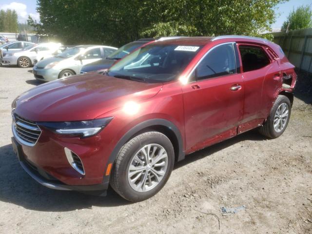 LRBFZMR44ND015533 - 2022 BUICK ENVISION PREFERRED RED photo 1