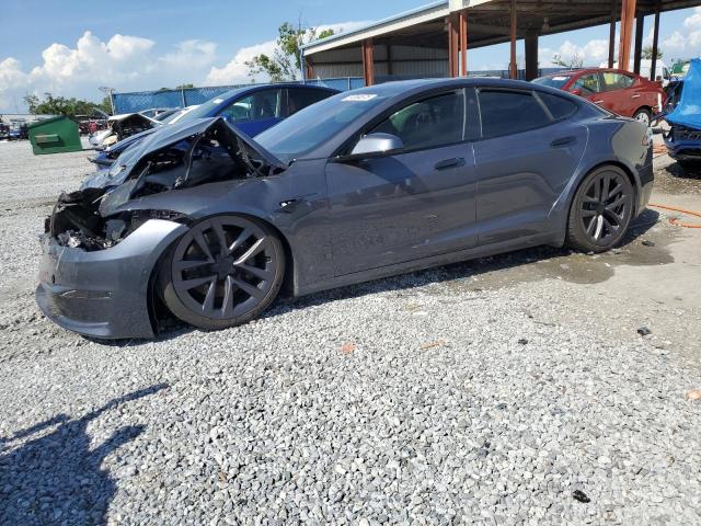 5YJSA1E65MF442157 - 2021 TESLA MODEL S 灰色 照片 1