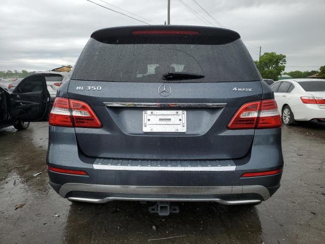 4JGDA5HB7EA327980 - 2014 MERCEDES-BENZ ML 350 4MATIC GRAY photo 6