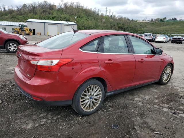 1FAHP3H22CL366315 - 2012 FORD FOCUS SEL RED photo 3