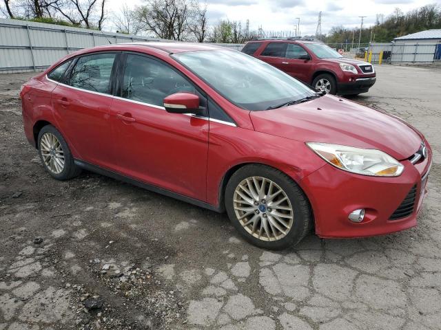 1FAHP3H22CL366315 - 2012 FORD FOCUS SEL RED photo 4