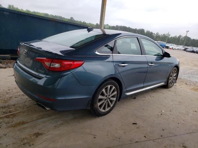 5NPE34AF4GH367102 - 2016 HYUNDAI SONATA SPORT BLUE photo 3