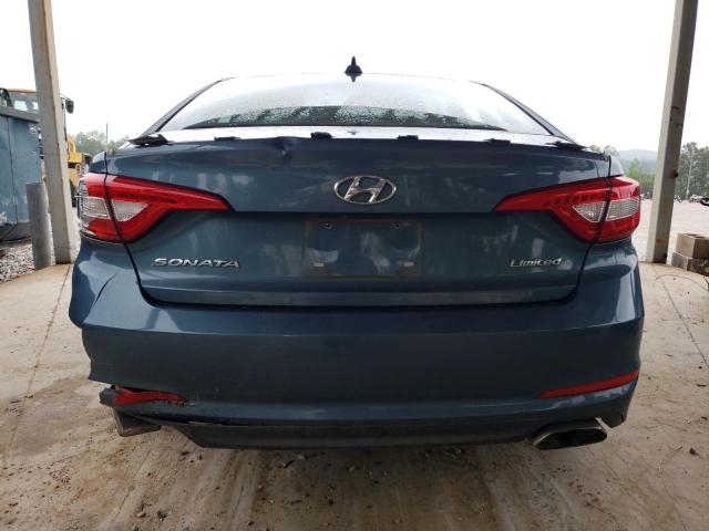 5NPE34AF4GH367102 - 2016 HYUNDAI SONATA SPORT BLUE photo 6