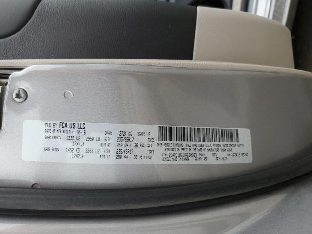 2C4RC1BG1HR620923 - 2017 CHRYSLER PACIFICA TOURING L SILVER photo 13