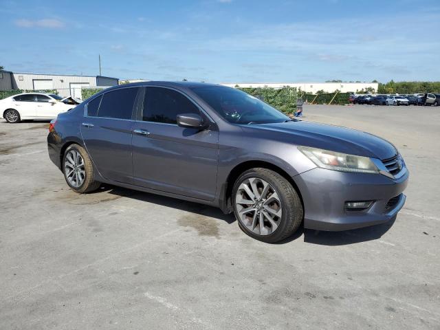 1HGCR2F59FA229332 - 2015 HONDA ACCORD SPORT GRAY photo 4