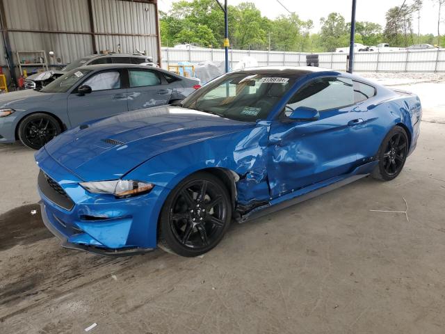 1FA6P8TH0L5172225 - 2020 FORD MUSTANG BLUE photo 1