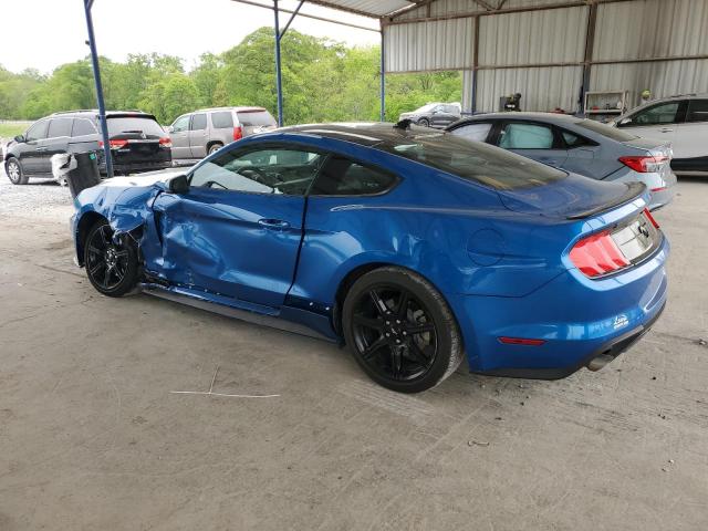 1FA6P8TH0L5172225 - 2020 FORD MUSTANG BLUE photo 2