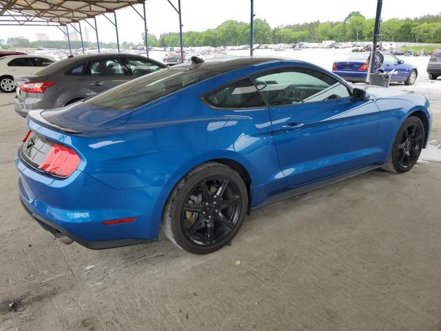 1FA6P8TH0L5172225 - 2020 FORD MUSTANG BLUE photo 3