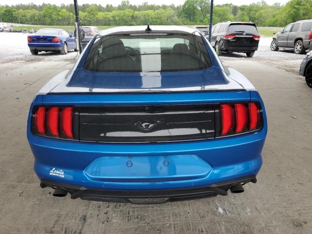 1FA6P8TH0L5172225 - 2020 FORD MUSTANG BLUE photo 6