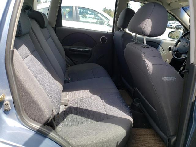 KL1TD66627B707025 - 2007 CHEVROLET AVEO BASE BLUE photo 10