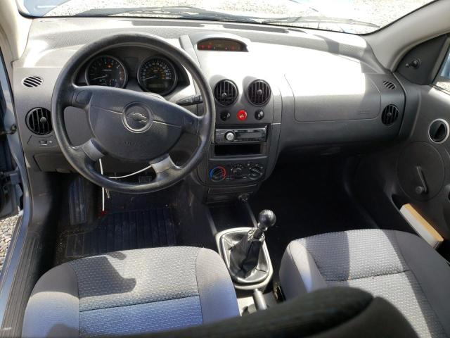 KL1TD66627B707025 - 2007 CHEVROLET AVEO BASE BLUE photo 8