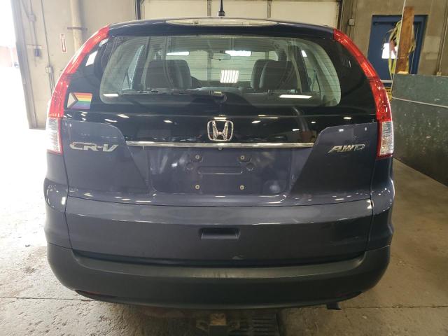 2HKRM4H30DH654152 - 2013 HONDA CR-V LX BLUE photo 6