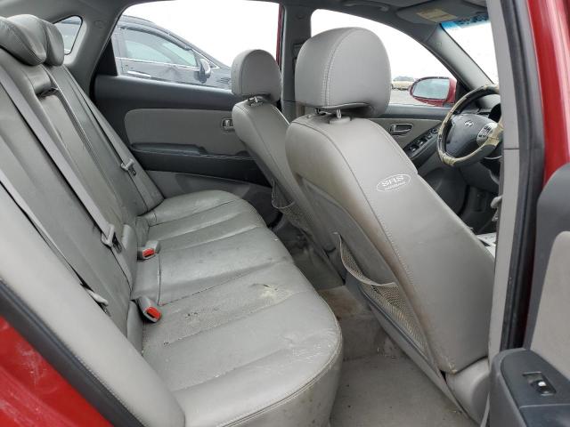 KMHDU45D47U267438 - 2007 HYUNDAI ELANTRA GL RED photo 10