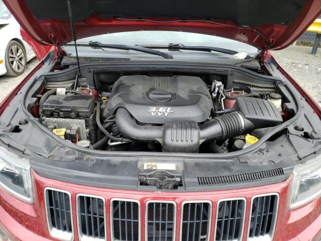 1C4RJFBG6EC101311 - 2014 JEEP GRAND CHER LIMITED RED photo 12