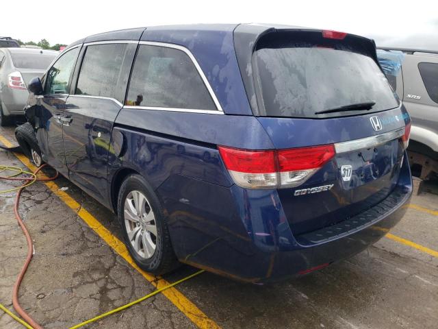 5FNRL5H44GB078845 - 2016 HONDA ODYSSEY EX BLUE photo 3