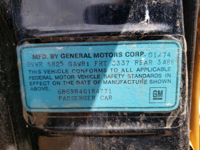 6V69R4Q184771 - 1974 CADILLAC FLEETWOOD BLACK photo 12