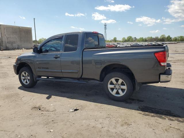 1N6AA0CC6AN316107 - 2010 NISSAN TITAN XE GRAY photo 2