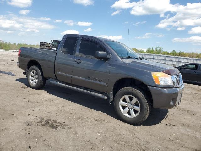 1N6AA0CC6AN316107 - 2010 NISSAN TITAN XE GRAY photo 4