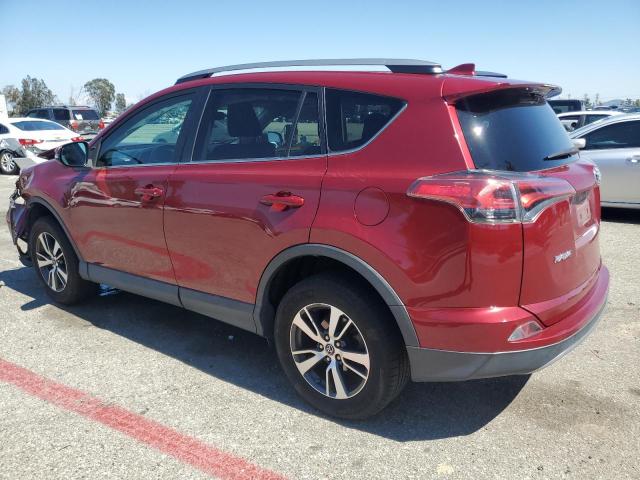 2T3WFREV4JW458722 - 2018 TOYOTA RAV4 ADVENTURE BURGUNDY photo 2