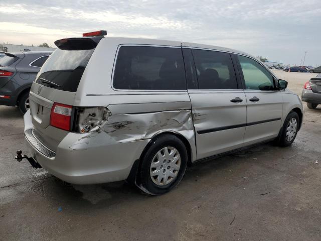 5FNRL38206B071599 - 2006 HONDA ODYSSEY LX SILVER photo 3