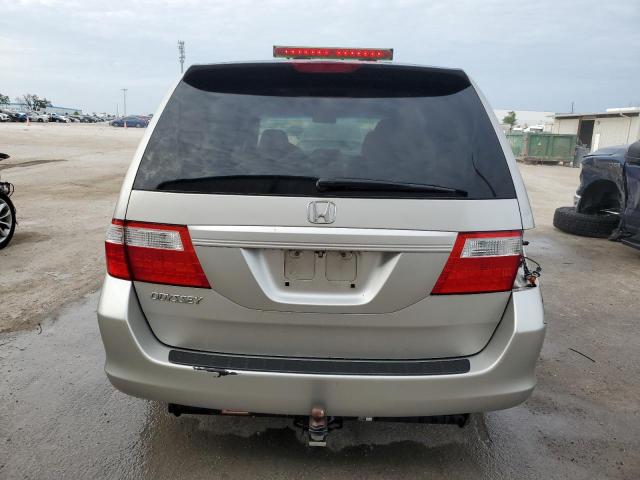 5FNRL38206B071599 - 2006 HONDA ODYSSEY LX SILVER photo 6