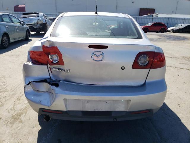 JM1BK12G161503400 - 2006 MAZDA 3 I SILVER photo 6