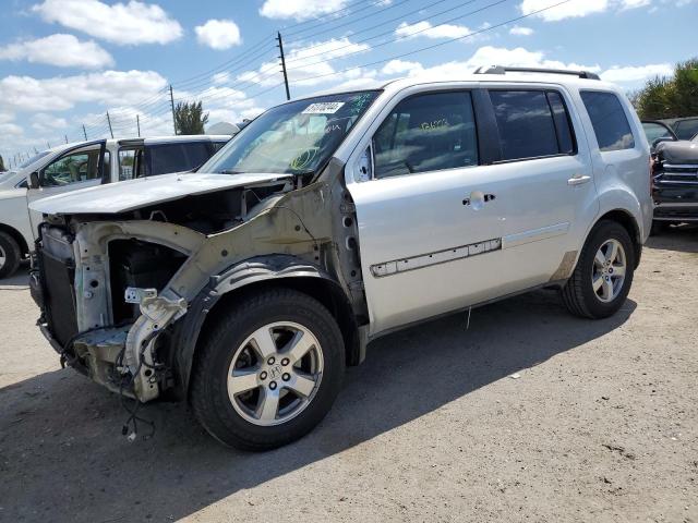 5FNYF38499B027299 - 2009 HONDA PILOT EX SILVER photo 1