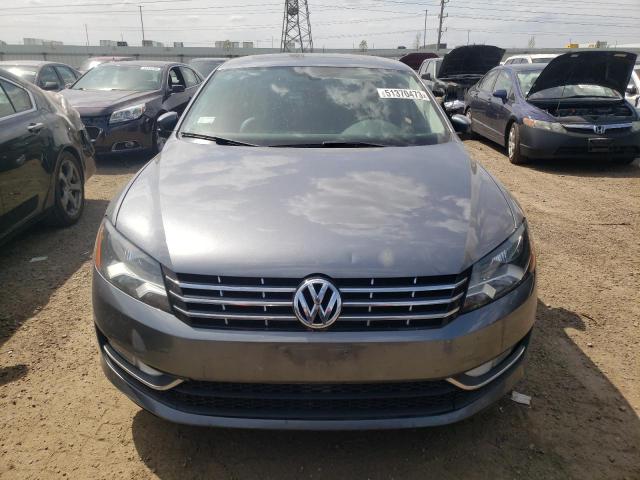 1VWCN7A31DC049497 - 2013 VOLKSWAGEN PASSAT SEL GRAY photo 5